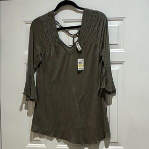 American Rag Olive Green Women's Top